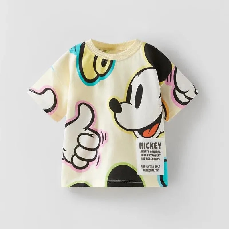 Mickey Mouse Boys Short Sleeved Tee Sz 4