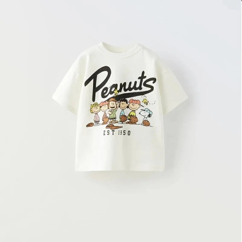 Kids Peanuts Tee White Sz 24mth