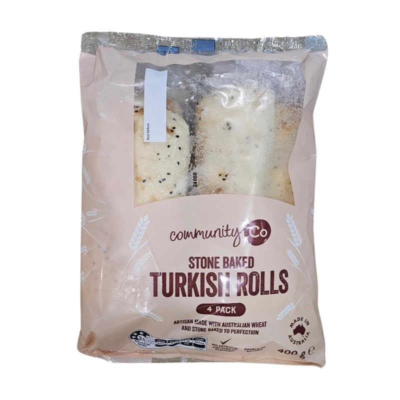 Community Co Oval Turkish Rolls 4pk