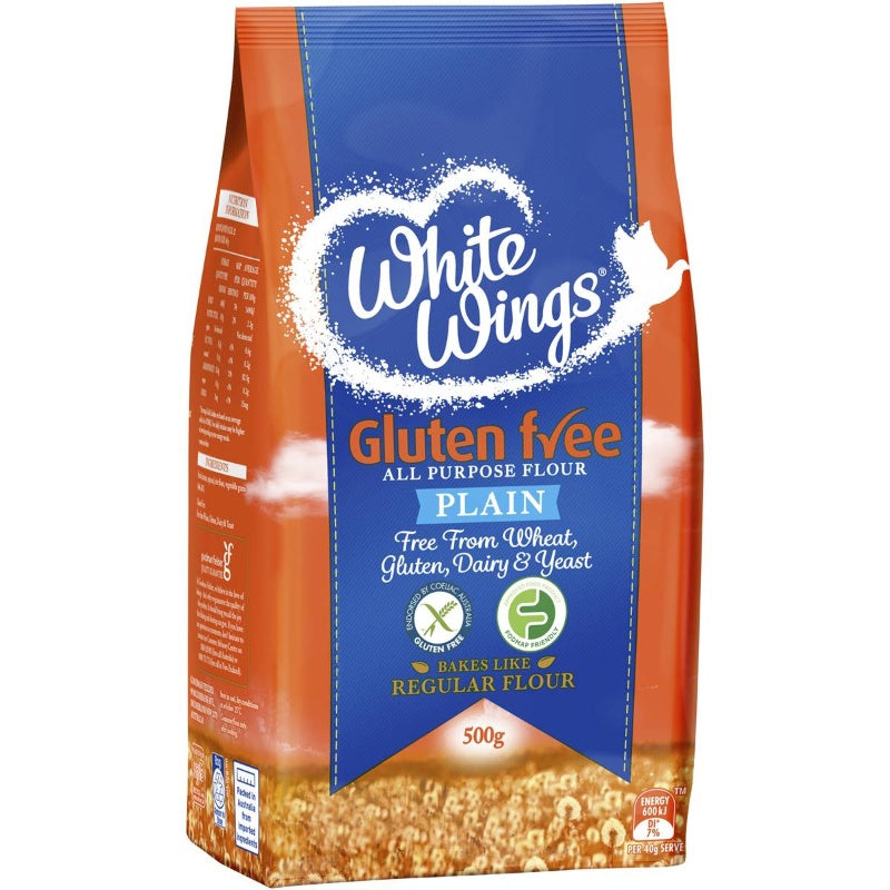 White Wings Plain Flour Gluten Free 500g