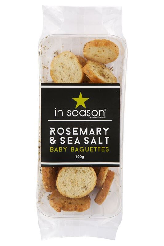 In Season Rosemary & Sea Salt Baby Baguettes