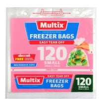 Multix Freezer Bags Tear off Small 120pk