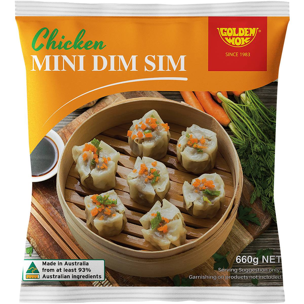 Golden Wok Asian Mini Chicken Dim Sims 660g