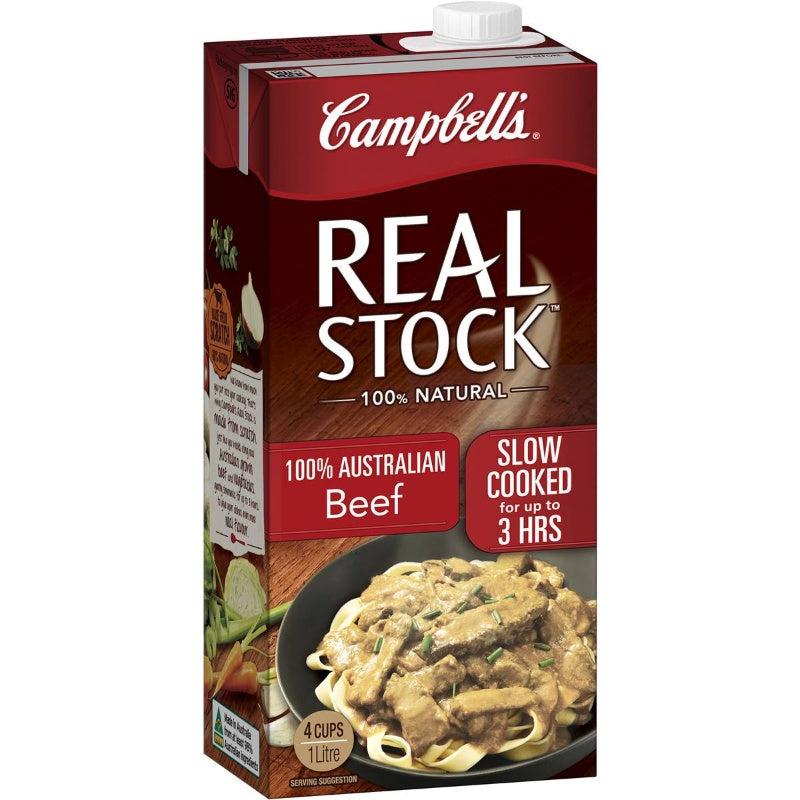 Campbells Real Stock Beef 1L