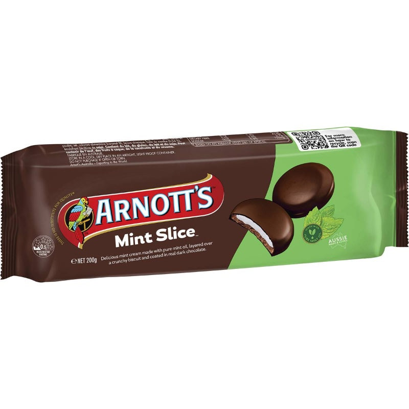 Arnotts Mint Slice 200g