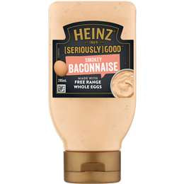 Heinz Seriously Good Mayonnaise Smokey Baconnaise Mayo 295ml