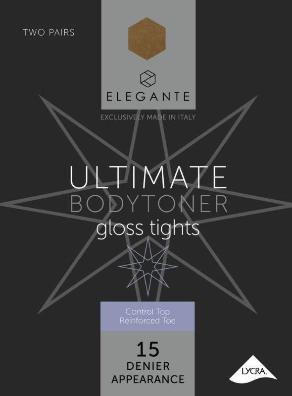 Elegante Ultimate Bodytoner Tivoli 15 Denier 2pk X-LARGE