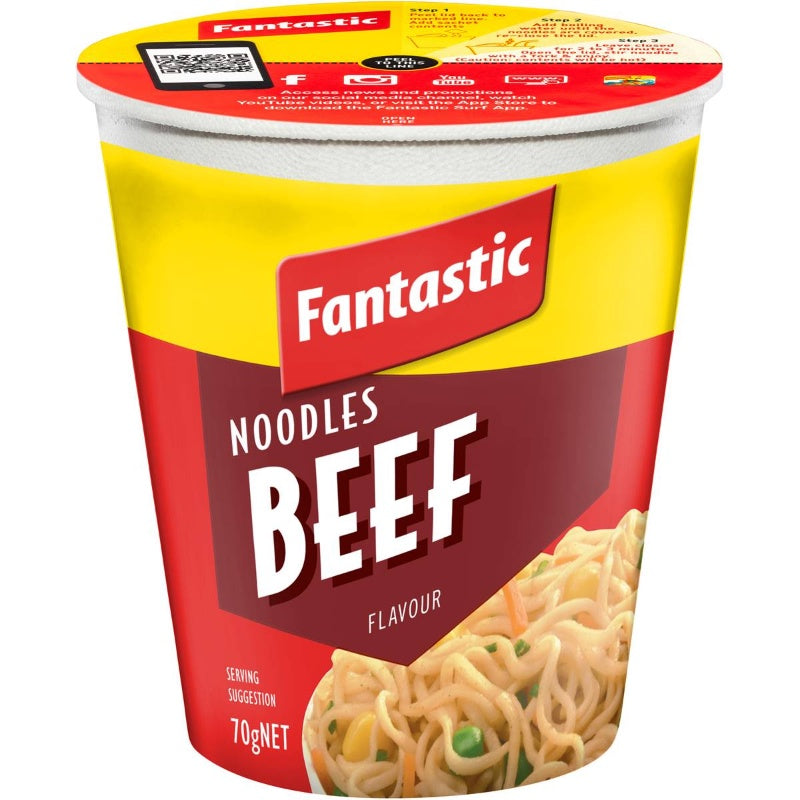 Fantastic Cup Beef Noodles 70g