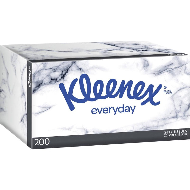 Kleenex Everyday 2 Ply Facial Tissue 200pk