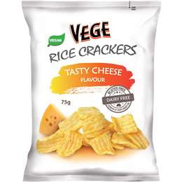 Vege Chips Rice Crackers Cheese 75g