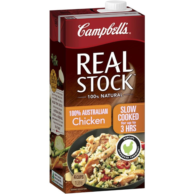 Campbells Real Stock Chicken 1L