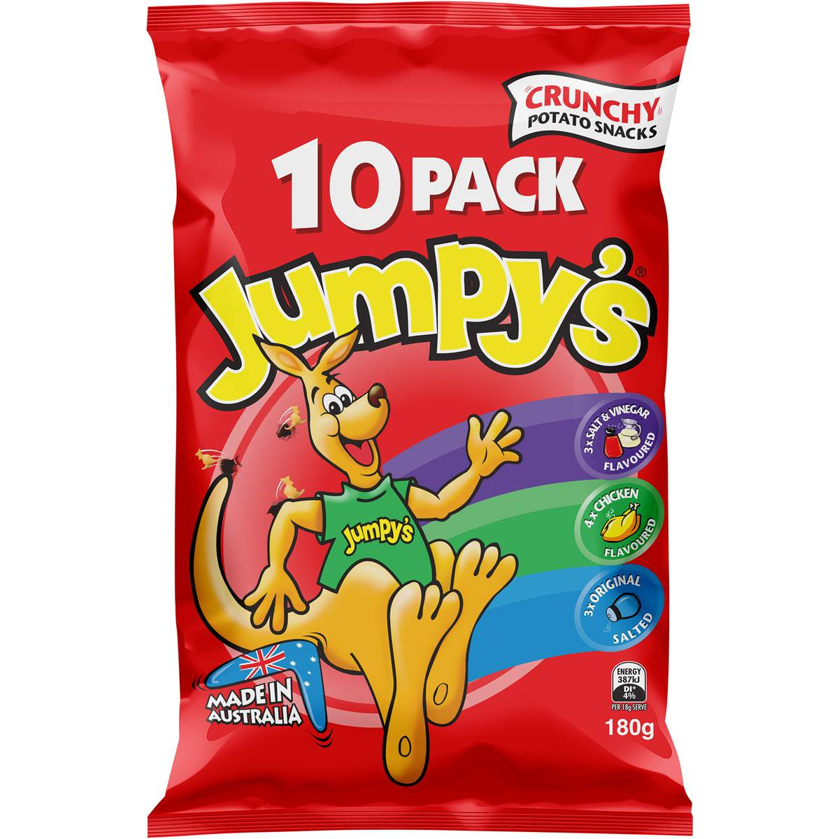 Jumpy's Variety Multi Pack Chips 10 Pack