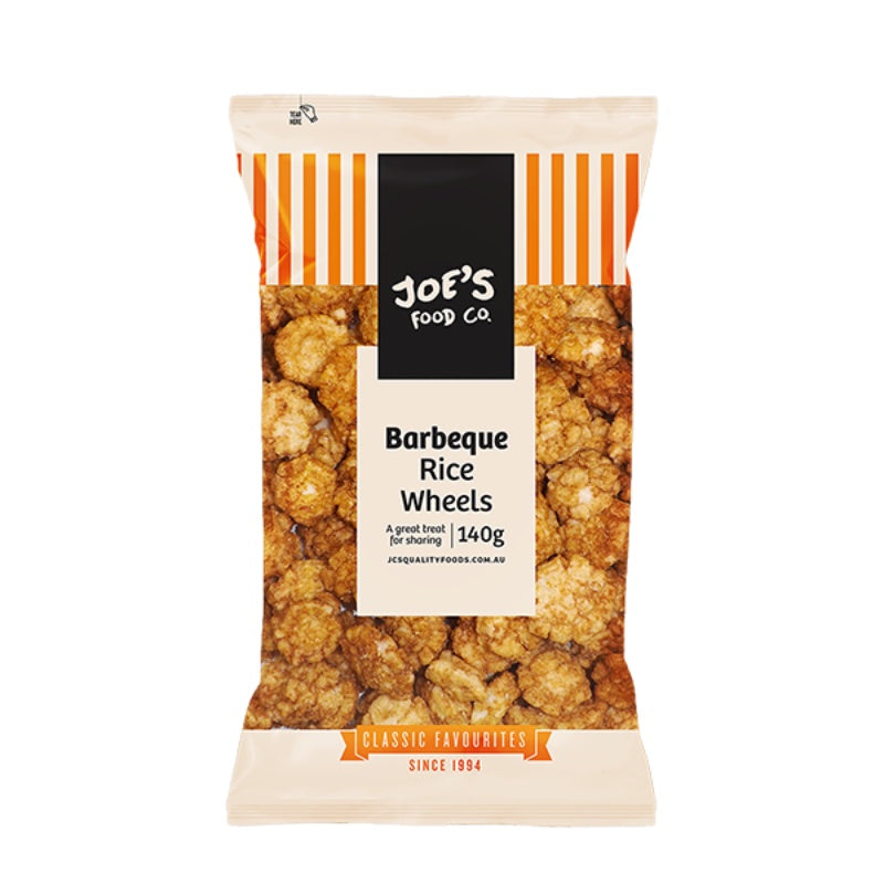 Joes Snacks Rice Wheels BBQ 140g