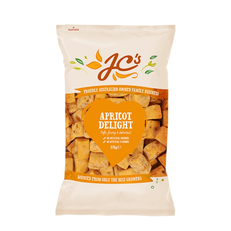 JC's Apricot Delights 375g