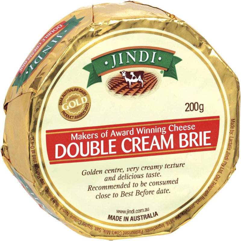 Jindi Double Cream Brie Cheese 200g