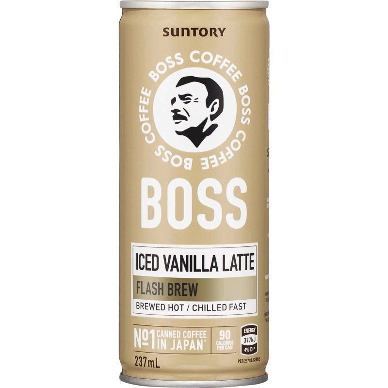 Suntory Boss Coffee Iced Vanilla Latte 237ml