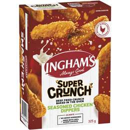 Ingham's Super Crunch Seasoned Chicken Dippers 325g