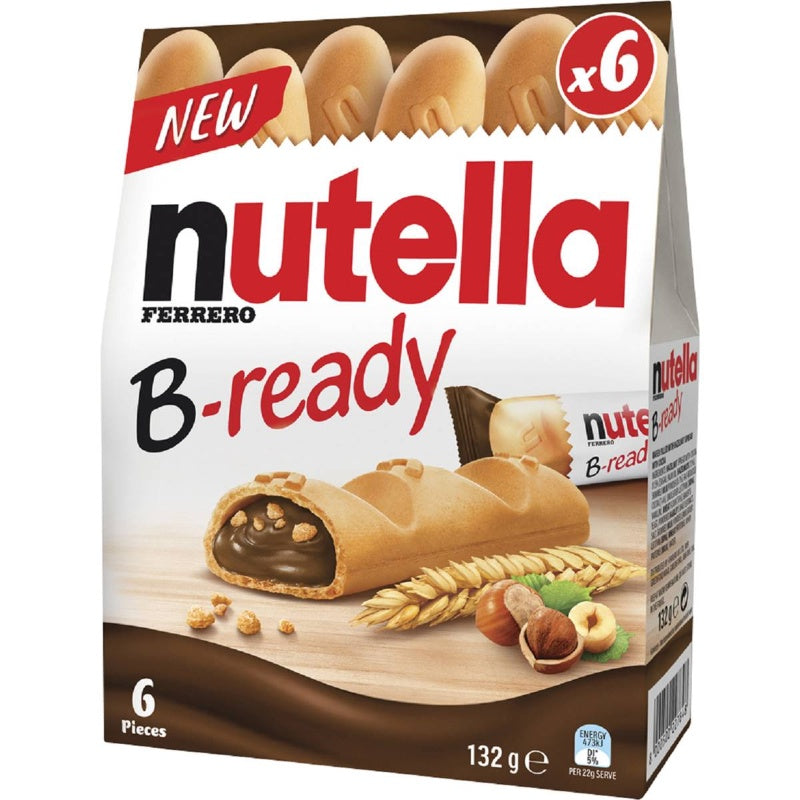 Nutella B-ready Biscuit Multipack 6 Pack