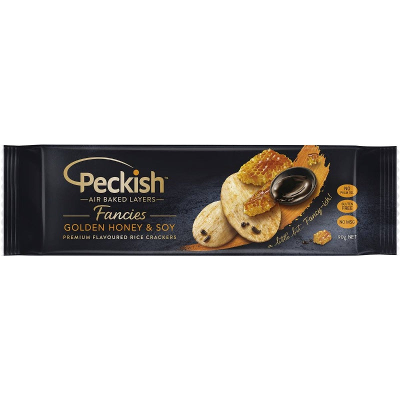 Peckish Fancies Golden Honey & Soy 90g