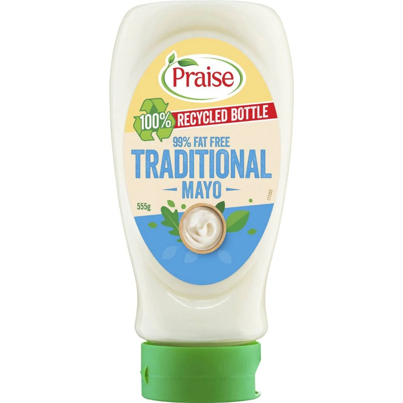 Praise 99% Fat Free Squeeze Mayonnaise 555g