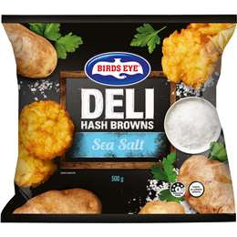 Birds Eye Deli Hash Browns Sea Salt 500g