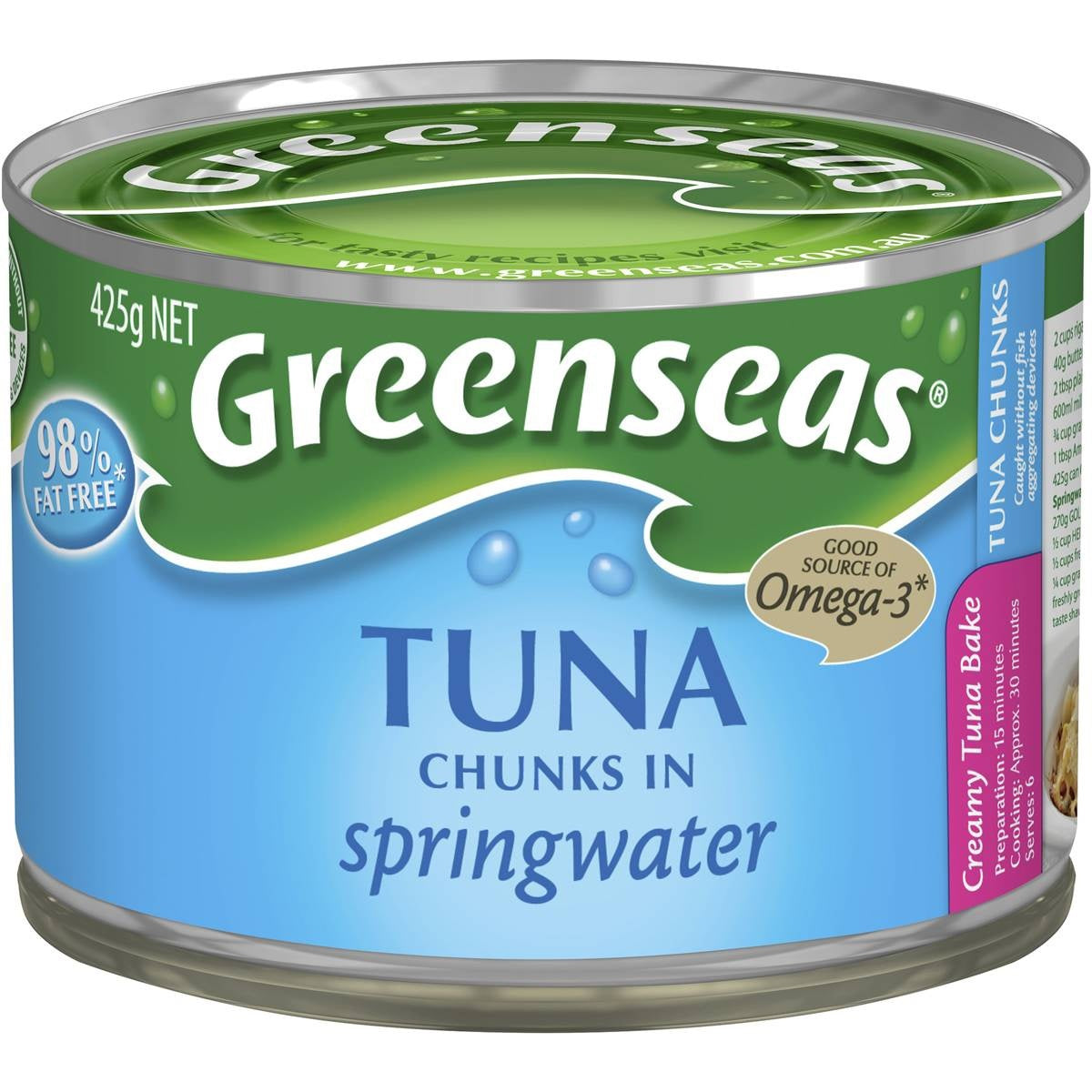 Greenseas Tuna Chunks in Springwater 425g