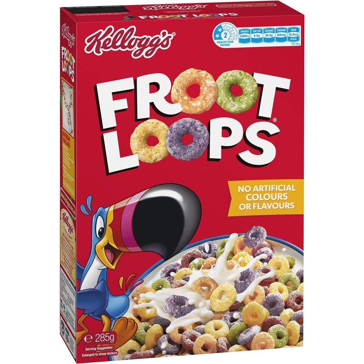 Kelloggs Fruit Loops 285g