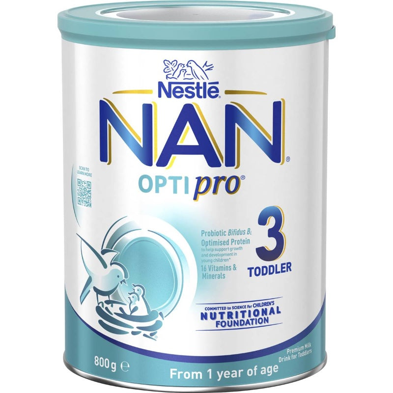 Nestle Nan Optipro 3 Toddler 1+ Years Milk Drink Powder 800g