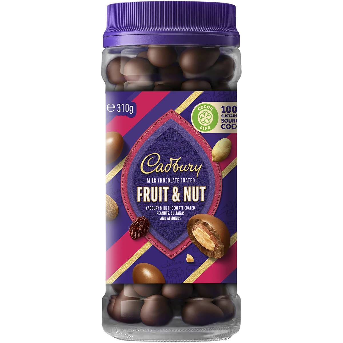 Cadbury Chocolate Fruit & Nut 310g