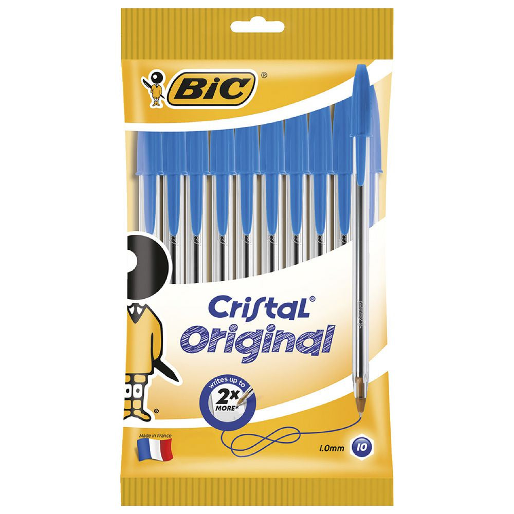 BIC Cristal Original Blue Pen 10pk