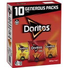 Doritos Doritos Variety Multipack Chips 10 Pack