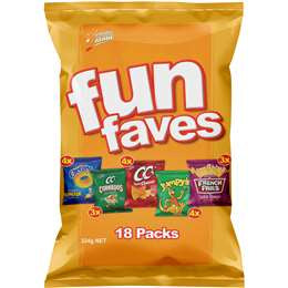 Fun Faves Variety Multipack Chips 18 Pack