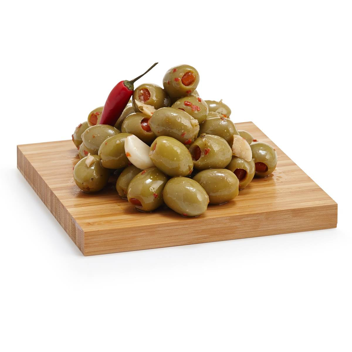 In Season Green Stuffed Olives W/Chilli 350g