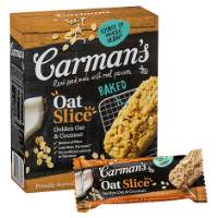 Carmans Golden Oat & Coconut Slice 6pk