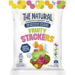 The Natural Confectionery Co. Fruity Stackers 220g