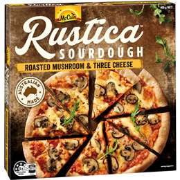 McCain Rustica Sourdough Pizza Roasted Mushroom & 3 Cheeses 400g