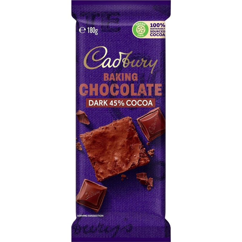 Cadbury Baking Dark Chocolate 180g