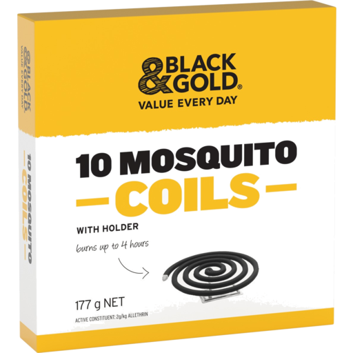 Black & Gold Mosquito Coils 150g 10pk