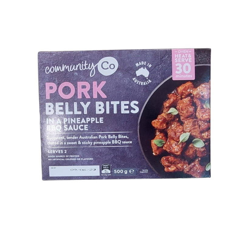 Community Co Pork Belly Bites 500g