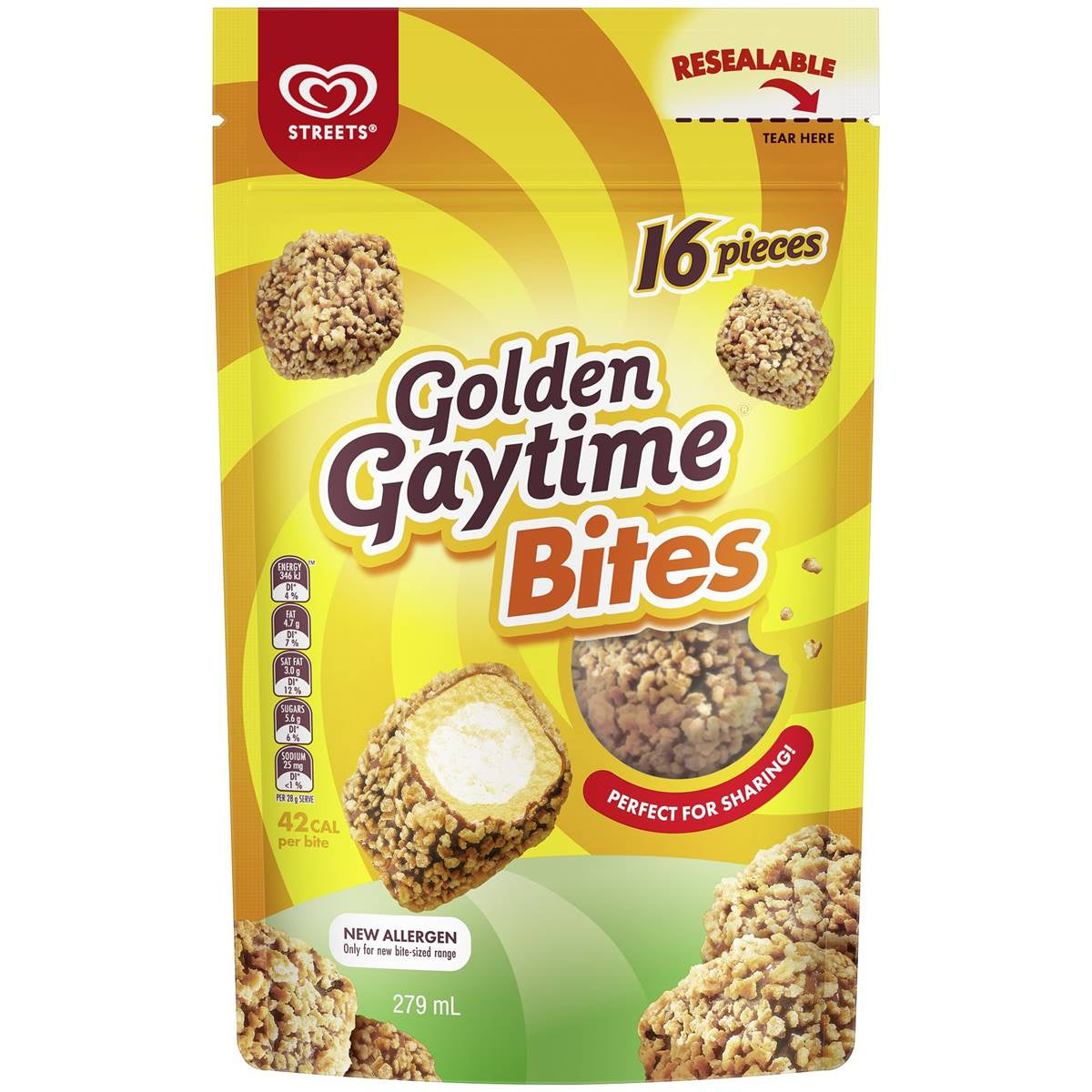 Streets Golden Gaytime Bites 279ml