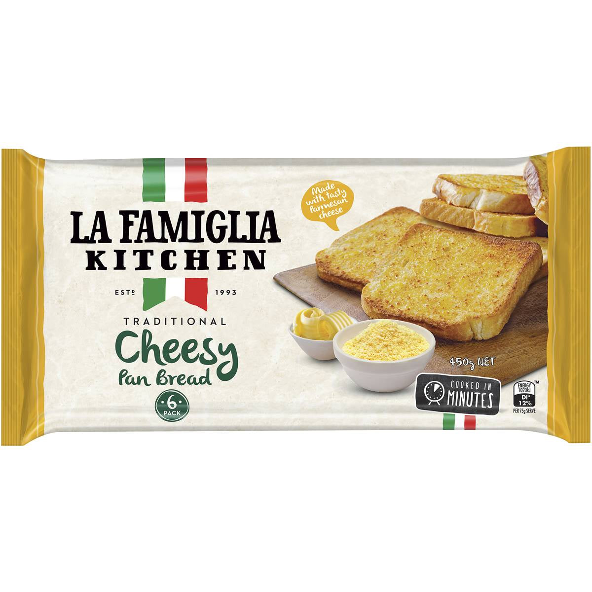 Lafamiglia Restaurant Style Pan Bread 450g