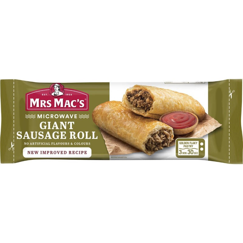 Mrs Macs Microwave Giant Sausage Roll 175g