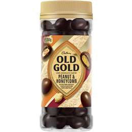 Cadbury Old Gold Dark Chocolate Peanut & Honeycomb 280g