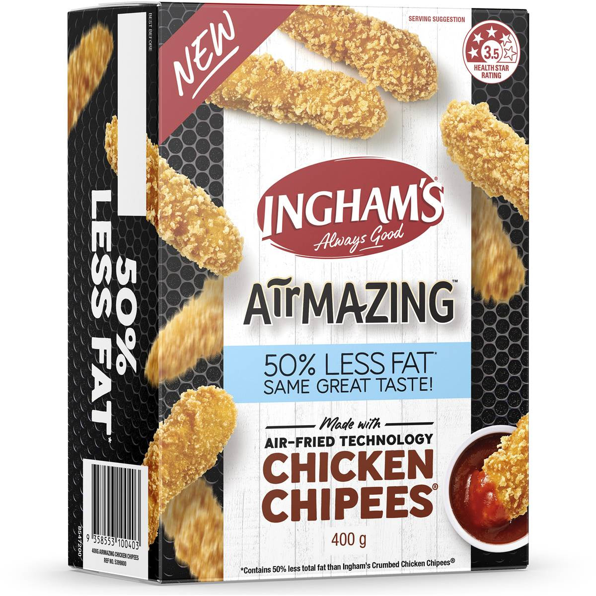 Ingham's Airmazing Chicken Chipees 400g