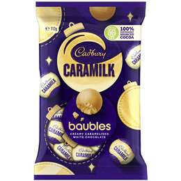 Cadbury Caramilk Baubles Bag 112g