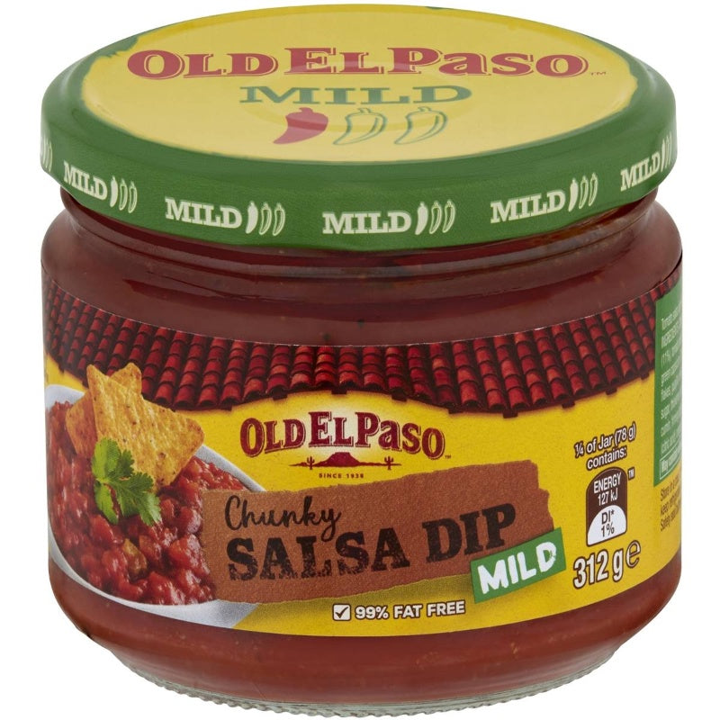 Old El Paso Chunky Salsa Dip Mild 312g