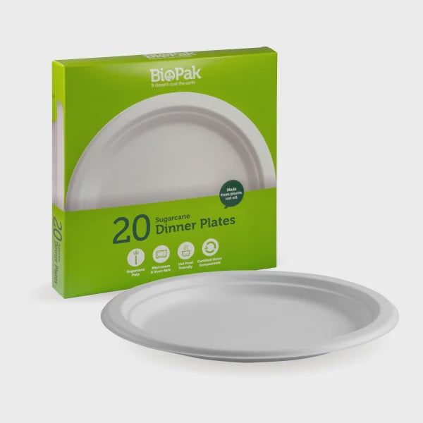 Biopak Biocane Plate 25cm 20pk