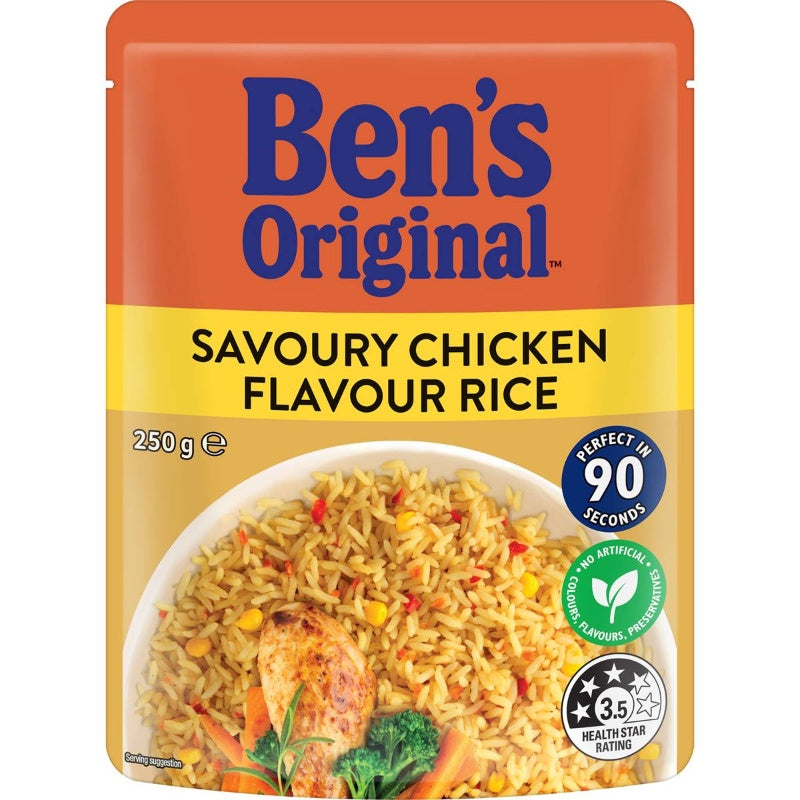 Bens Original Rice Express Chicken Flavour 250gm