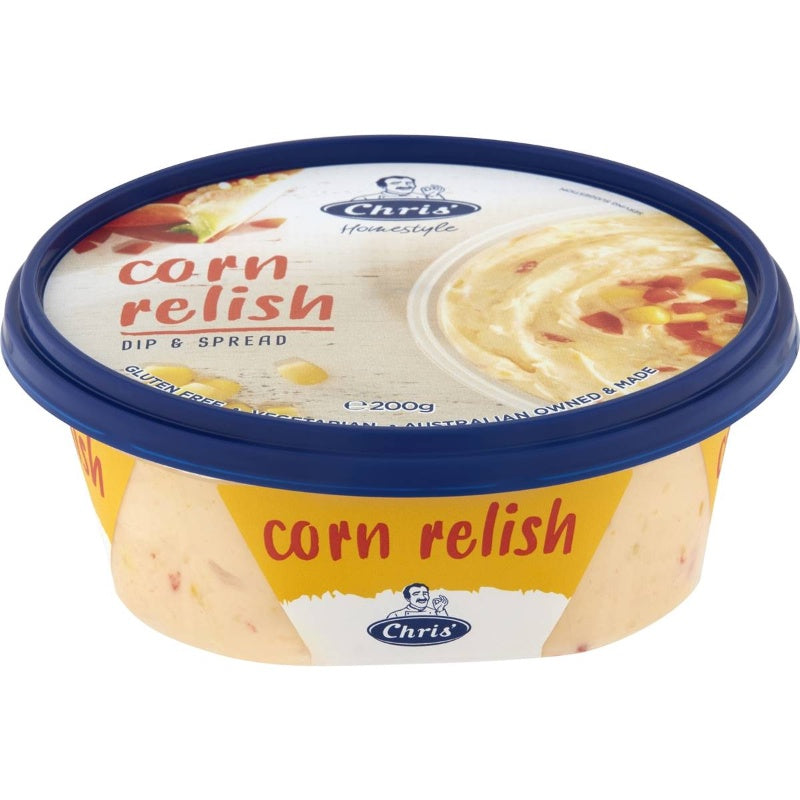 Chris Homestyle Corn Relish Dip 200g