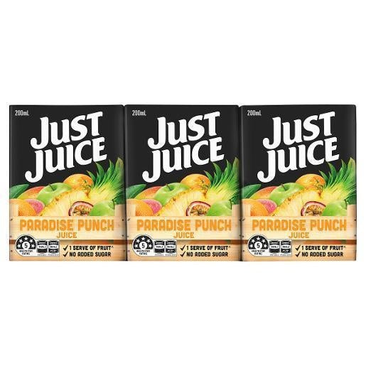 Just Juice Paradise Punch - 6 x 200ml